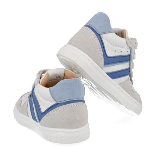 Cherie sneakers wit Jongens ( - OKYO wit sneakertje 0193/41) - Junior Steps