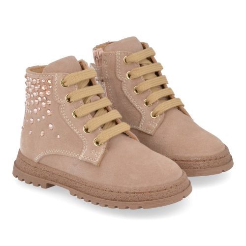 Cherie Lace-up boots pink Girls (0155) - Junior Steps