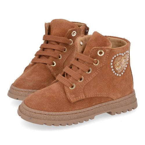Cherie Botte à lacets cognac Filles (0204/04) - Junior Steps