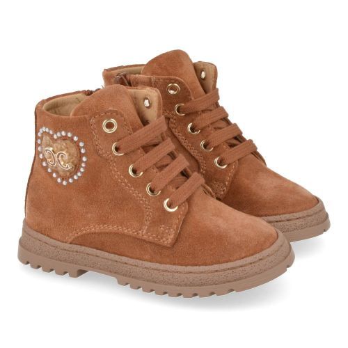 Cherie Botte à lacets cognac Filles (0204/04) - Junior Steps