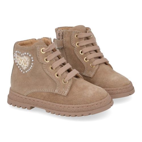 Cherie Botte à lacets taupe Filles (0204/06) - Junior Steps