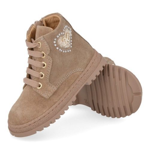 Cherie Botte à lacets taupe Filles (0204/06) - Junior Steps