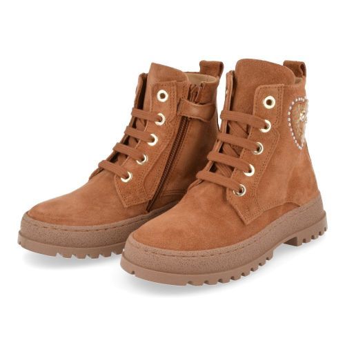 Cherie Botte à lacets cognac Filles (2383/04) - Junior Steps