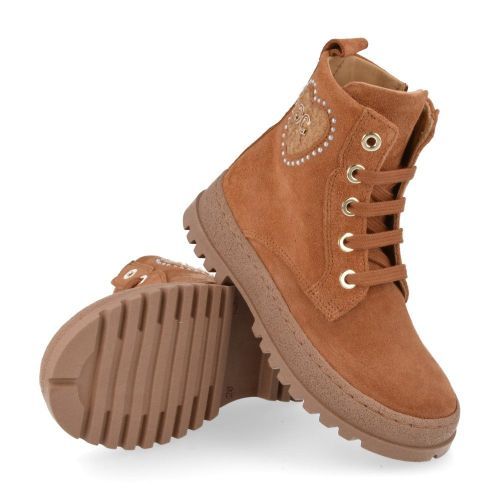 Cherie Botte à lacets cognac Filles (2383/04) - Junior Steps