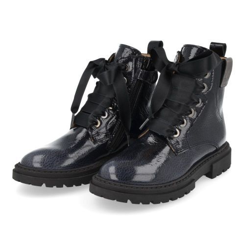 Cherie Schnürstiefel Schwarz Mädchen (2374) - Junior Steps