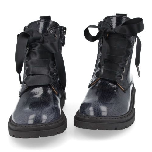 Cherie Schnürstiefel Schwarz Mädchen (2374) - Junior Steps