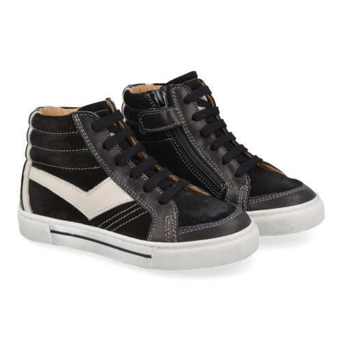 Cherie Sneakers Black Boys (3786) - Junior Steps