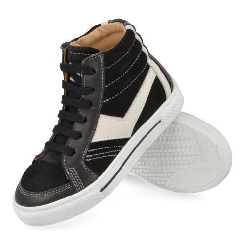 Cherie Sneakers Black Boys (3786) - Junior Steps