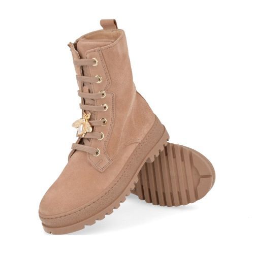 Ciao veterboot cognac Meisjes (taupe veterbottine - 7860.22) - Junior Steps