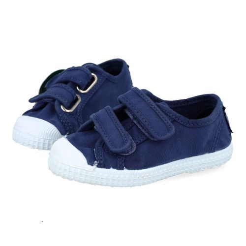 Cienta sportschoenen donkerblauw Jongens (blauw speelschoentje - 78777 col 84) - Junior Steps