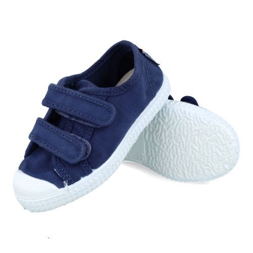 Cienta sportschoenen donkerblauw Jongens (blauw speelschoentje - 78777 col 84) - Junior Steps