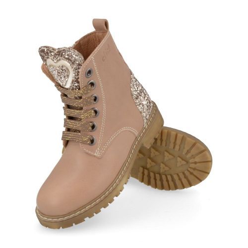 Clic! Lace-up boots beige Girls (20210) - Junior Steps