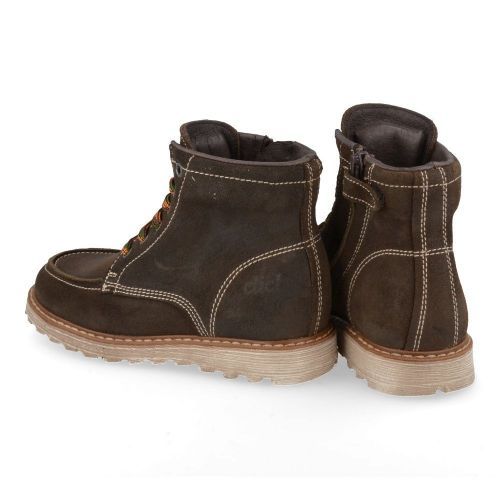 Clic! Lace-up boots Khaki Boys (9248) - Junior Steps