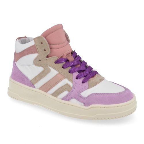 Clic! sneakers paars Meisjes ( - paarse basket sneaker20863) - Junior Steps