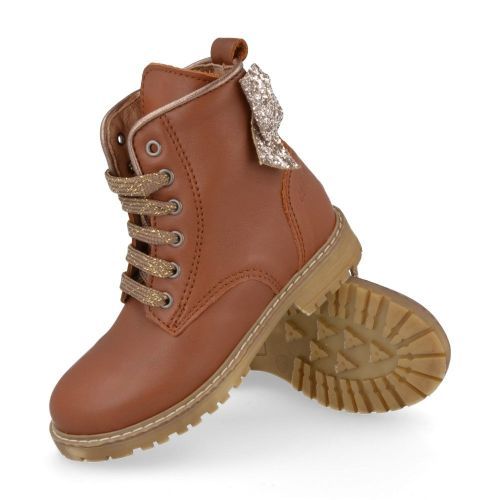 Clic! Lace-up boots cognac Girls (20233) - Junior Steps