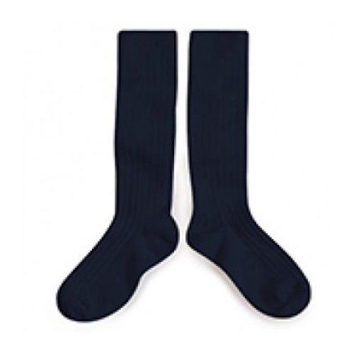 Collegien kousen blauw  ( - kniekousen2950/044) - Junior Steps