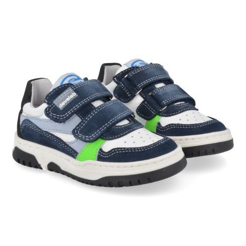 Develab sneakers blauw Jongens ( - blauwe sneaker 45269) - Junior Steps