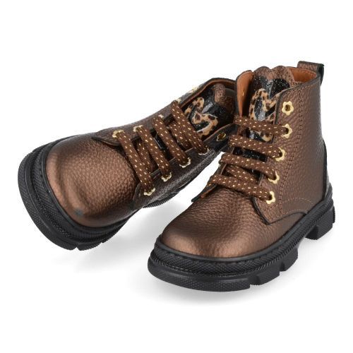 Develab Lace-up boots Bronze Girls (42934) - Junior Steps