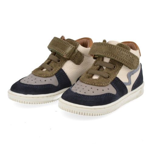 Develab sneakers blauw Jongens (eerste loopschoentje blauw-combi - 44339  639) - Junior Steps