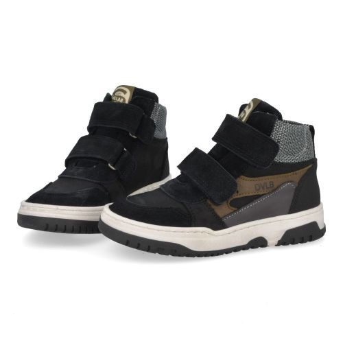 Develab sneakers Zwart Jongens (kinderschoen combi-zwart - 45367  993) - Junior Steps