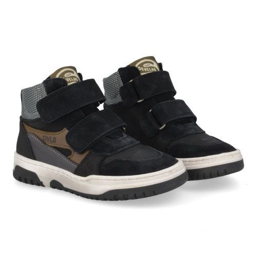 Develab sneakers Zwart Jongens (kinderschoen combi-zwart - 45367  993) - Junior Steps