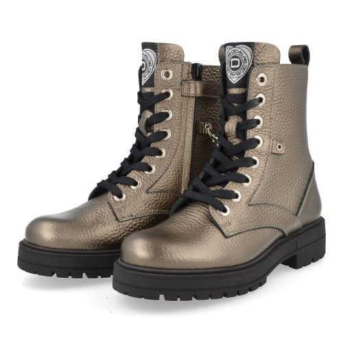 Develab Botte à lacets Anthracite Filles (42966) - Junior Steps