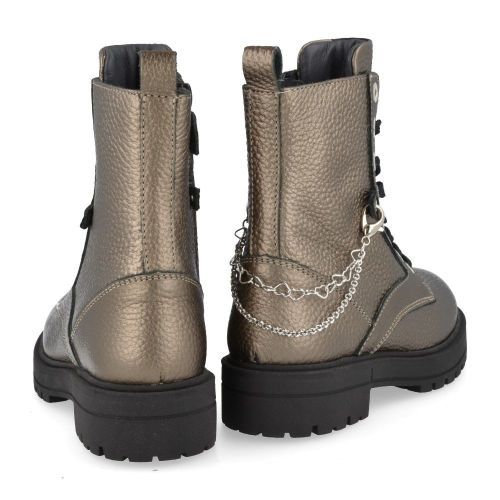 Develab Botte à lacets Anthracite Filles (42966) - Junior Steps