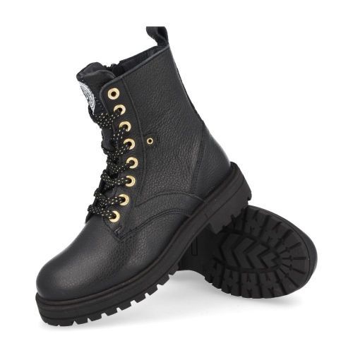 Develab Botte à lacets Noir Filles (42966  922) - Junior Steps