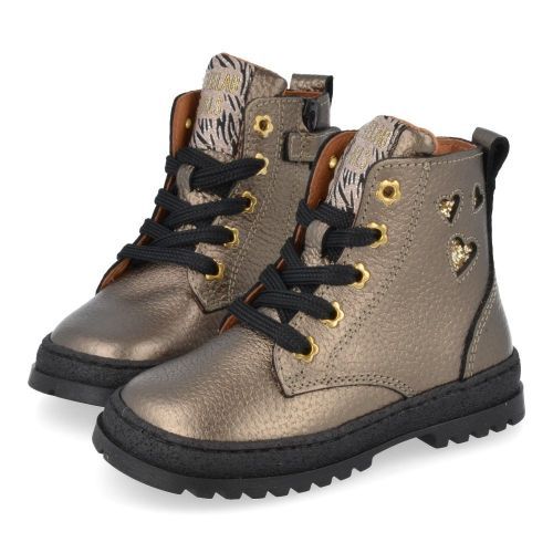 Develab Botte à lacets Anthracite Filles (47090  831) - Junior Steps