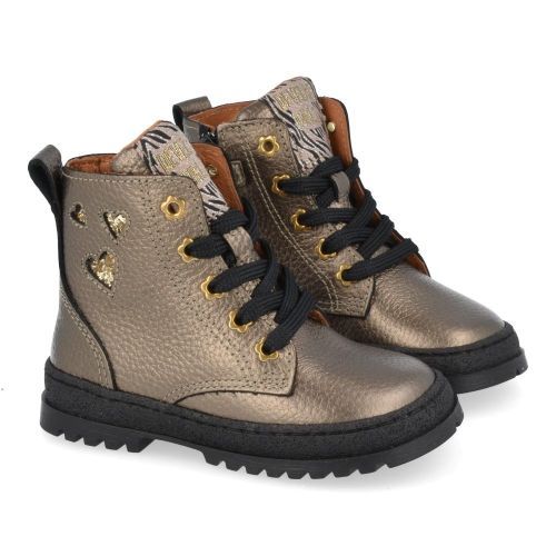 Develab Botte à lacets Anthracite Filles (47090  831) - Junior Steps