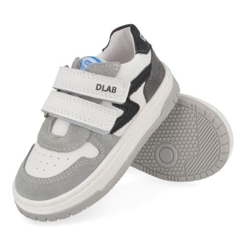 Develab sneakers wit Jongens ( - witte sneaker 45243) - Junior Steps