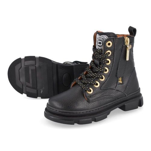 Develab Lace-up boots Black Girls (42954) - Junior Steps