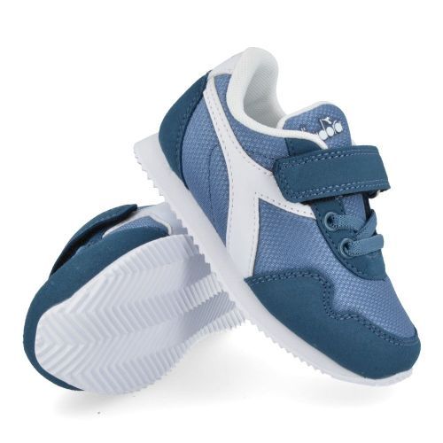 Diadora sport-en speelschoenen blauw  ( - blauwe sportschoen simple run PS101.179246) - Junior Steps