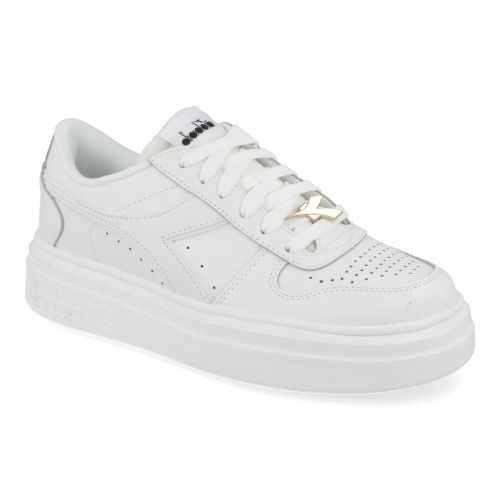 Diadora sneakers wit Meisjes ( - witte sneaker magic bold leather white501.180364) - Junior Steps