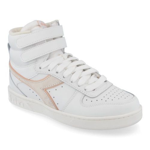 Diadora sneakers wit  ( - witte sportschoen magic basket mid501.178555) - Junior Steps