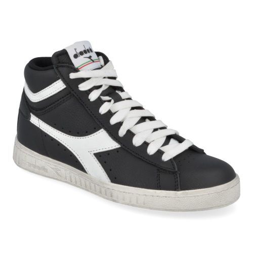 Diadora sneakers Zwart  ( - zwarte sneaker Game high leather black501.178300) - Junior Steps