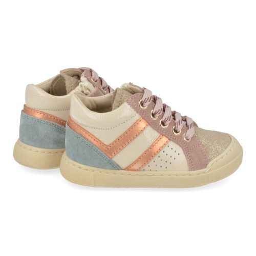 Falcotto sneakers ecru Meisjes (Eerste stap schoentje combi ecru - carist) - Junior Steps