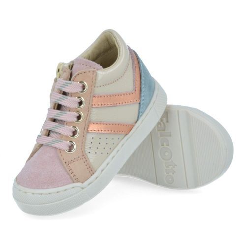 Falcotto sneakers roze Meisjes (Eerste stap schoentje combi roze - carist) - Junior Steps