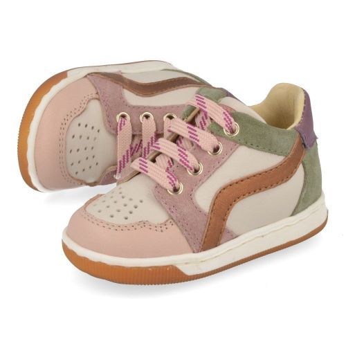 Falcotto sneakers beige Meisjes (eerste stap schoentje ecru combi - abeia) - Junior Steps