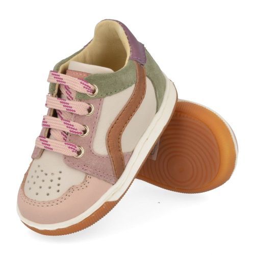Falcotto sneakers beige Meisjes (eerste stap schoentje ecru combi - abeia) - Junior Steps