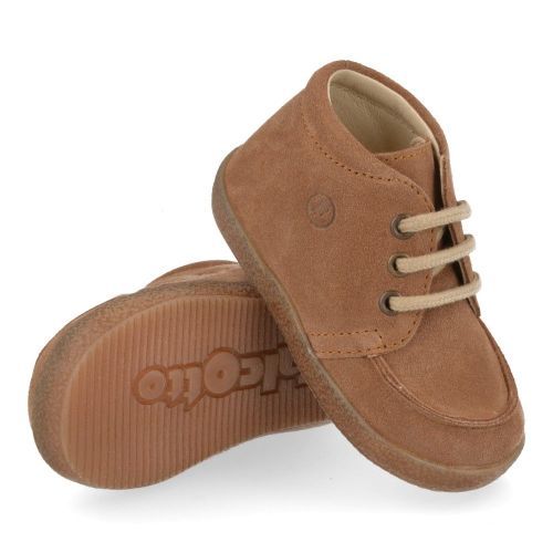 Falcotto sneakers lichtbruin  (Ostrit schoentje licht bruin  - ostrit) - Junior Steps