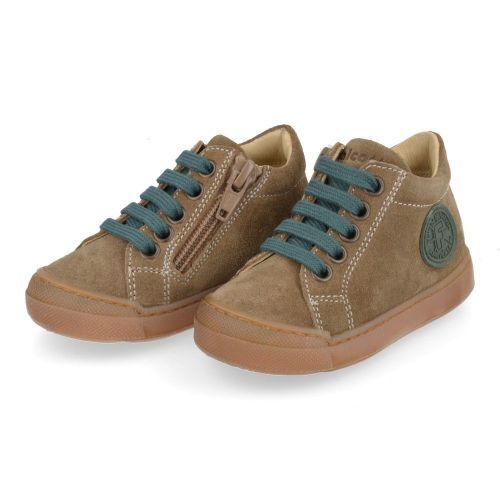 Falcotto sneakers lichtbruin Jongens (Eerste stap schoentje licht bruin suéde - alstro) - Junior Steps