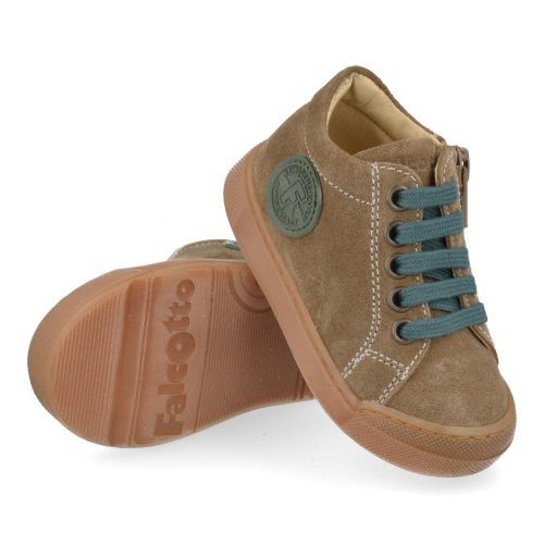 Falcotto sneakers lichtbruin Jongens (Eerste stap schoentje licht bruin suéde - alstro) - Junior Steps