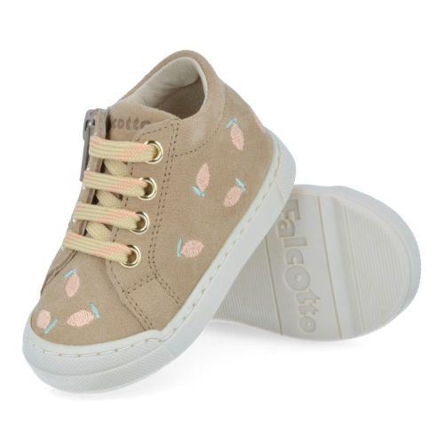 Falcotto sneakers beige Meisjes (Eerste stapschoentje citroentjes - snopes) - Junior Steps