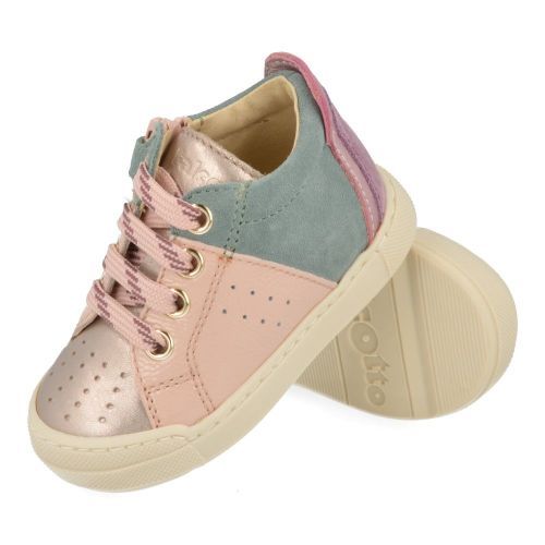 Falcotto sneakers roze Meisjes ( - fabron zip roze sneakertjefabron) - Junior Steps