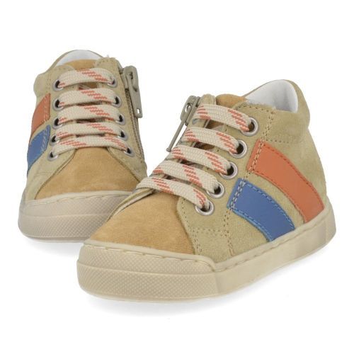 Falcotto sneakers beige Jongens ( - gazer zip beige sneakertjegazer) - Junior Steps