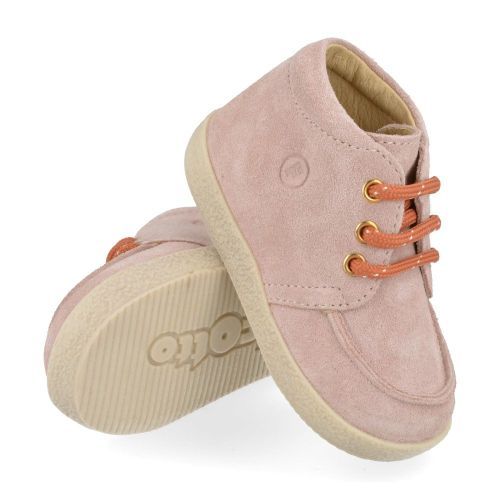 Falcotto Lace shoe pink Girls (ostrit) - Junior Steps
