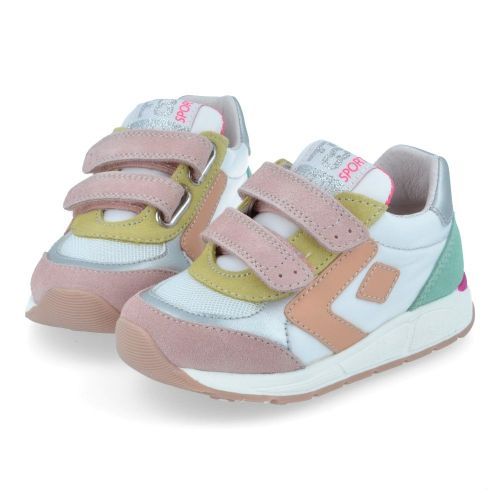 Falcotto sneakers roze Meisjes (sneakertje met velcrosluiting - noralis vl) - Junior Steps