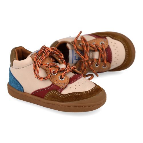 Franco romagnoli sneakers cognac Jongens (beige sneaker  - 9001F127) - Junior Steps