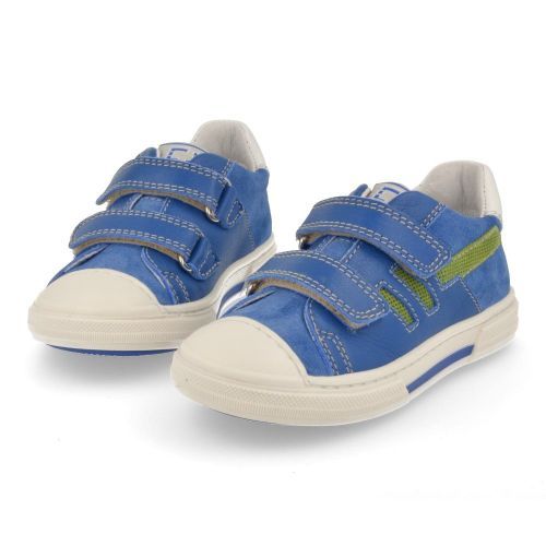 Franco romagnoli sneakers blauw Jongens (blauwe sneaker met velcrosluiting - 8659F014) - Junior Steps